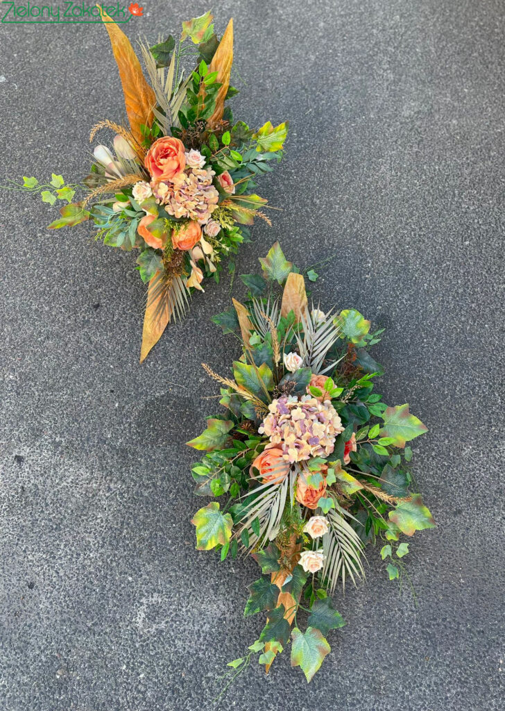 kompozycja na Wszystkich Świętych, kwiaciarnia Zielony Zakątek Poznań